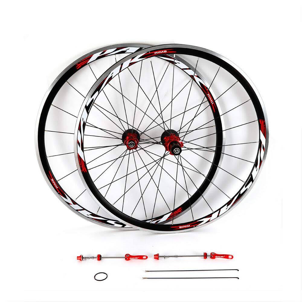 700c Ultralight Road Bicycle Wheel Front Rear Wheelset Aluminum Rim C/V Brake